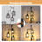 68" Dimmable Boho Floor Lamp - 3 Light Farmhouse Rattan Design With 3X6W Led Bulbs, Industrial Tree Floor Lamp For Living Room, Bedroom, Lampshades-1186291650-1186291651