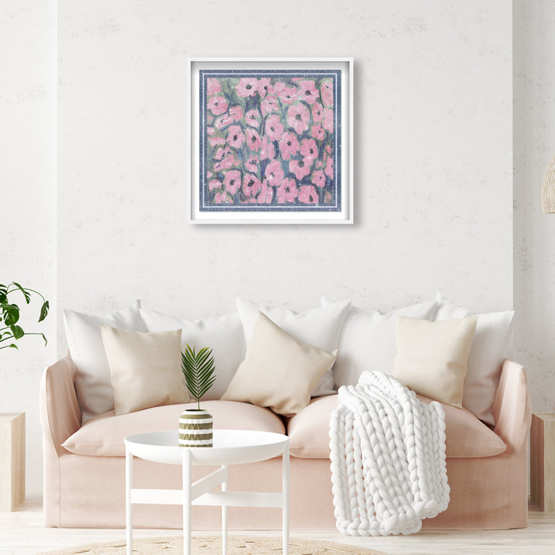 Night Blooms Print by Oliver Gal, 31.5"H x 31.5"W, White Shadowbox