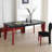 Solid wood natural heavy dining table-934942387