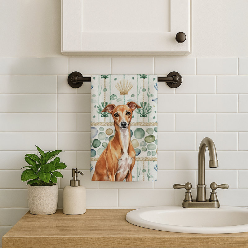 Serviette de cuisine Red, Red Italian Greyhound