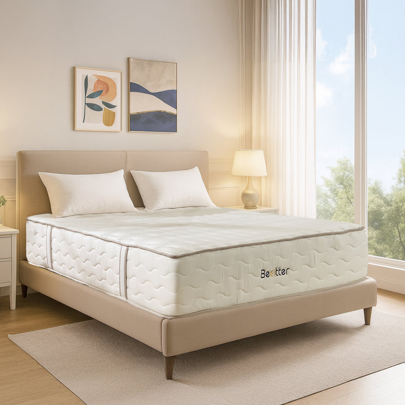 14" Luxury Cooling Hybrid Mattress With Plush Pillow-Top Comfort, King