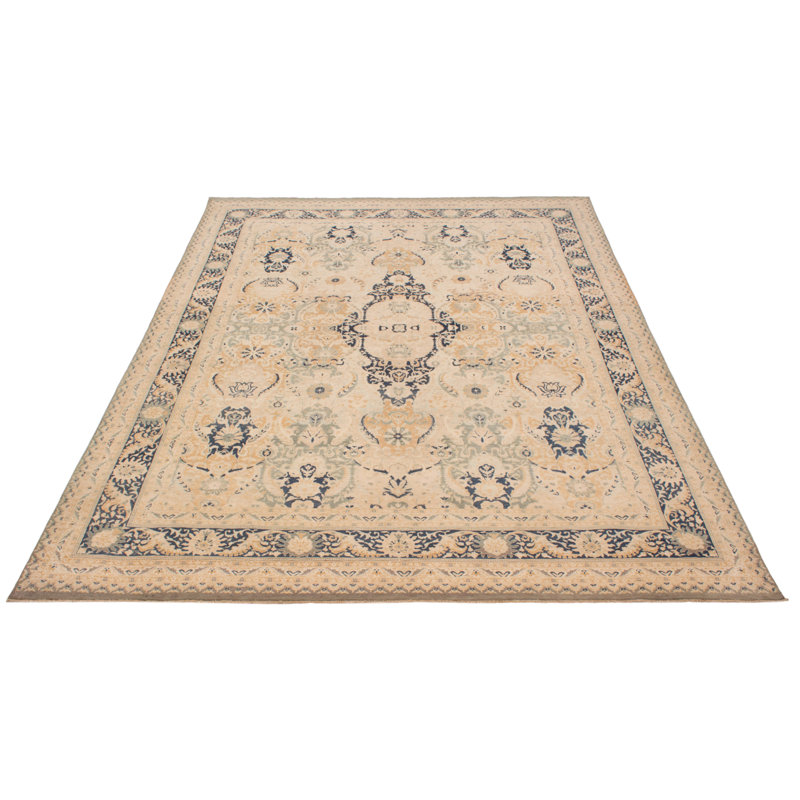 Tapis rectangulaire unique en laine 8 pi 11 po x 11 pi 10 po Alcaldes