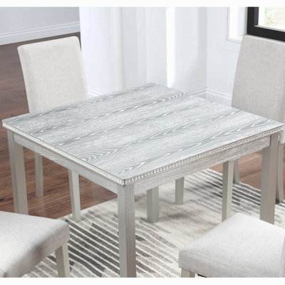 Table de salle à manger en bois, table de cuisine pour petit espace, table de salle à manger pour 4 personnes