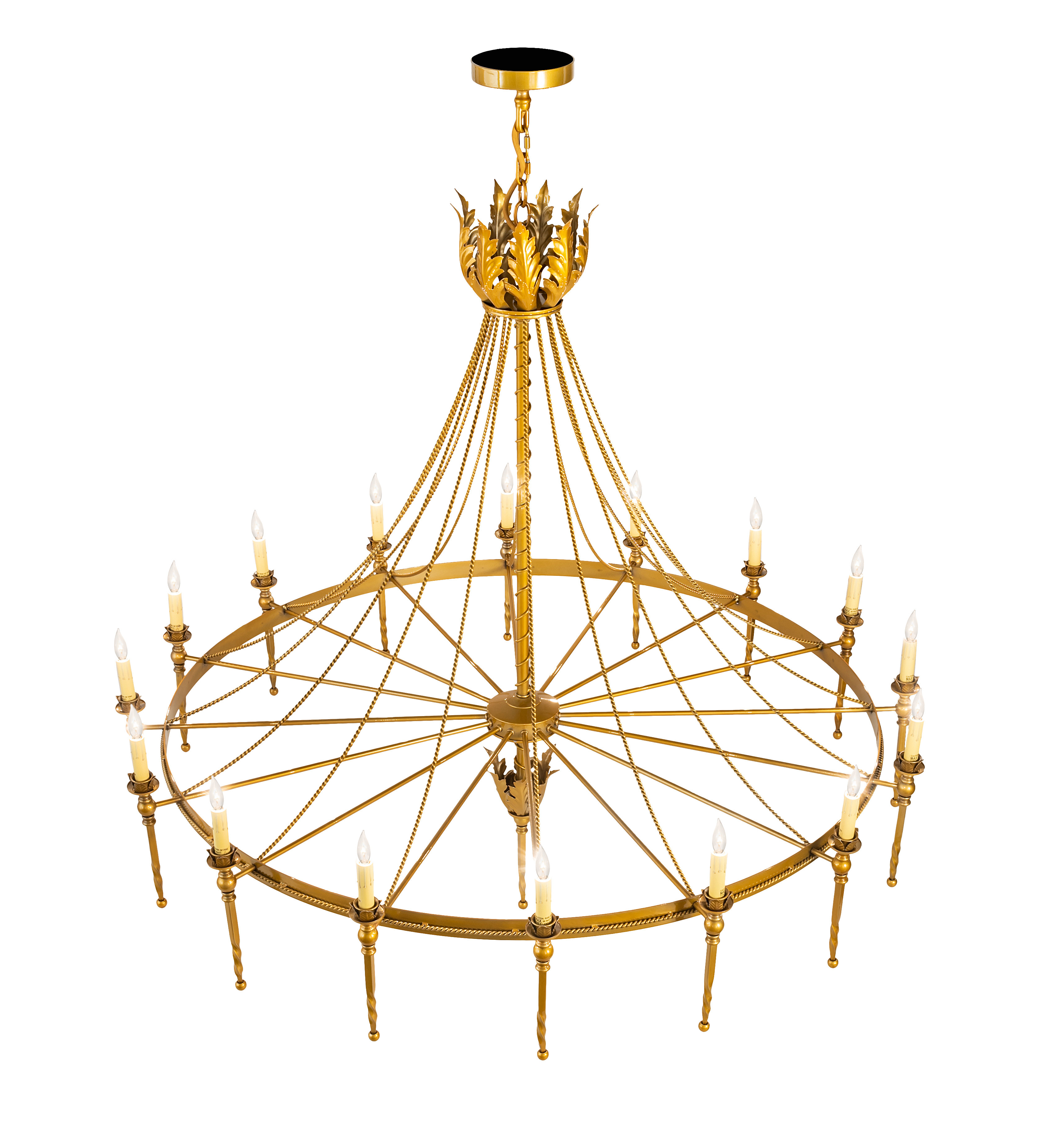 Rosdorf Park Stonyford 16 - Light Candle Style Wagon Wheel Chandelier ...