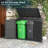 51.1''W Outdoor Resin Horizontal Storage Shed-280 Gallon-111530624