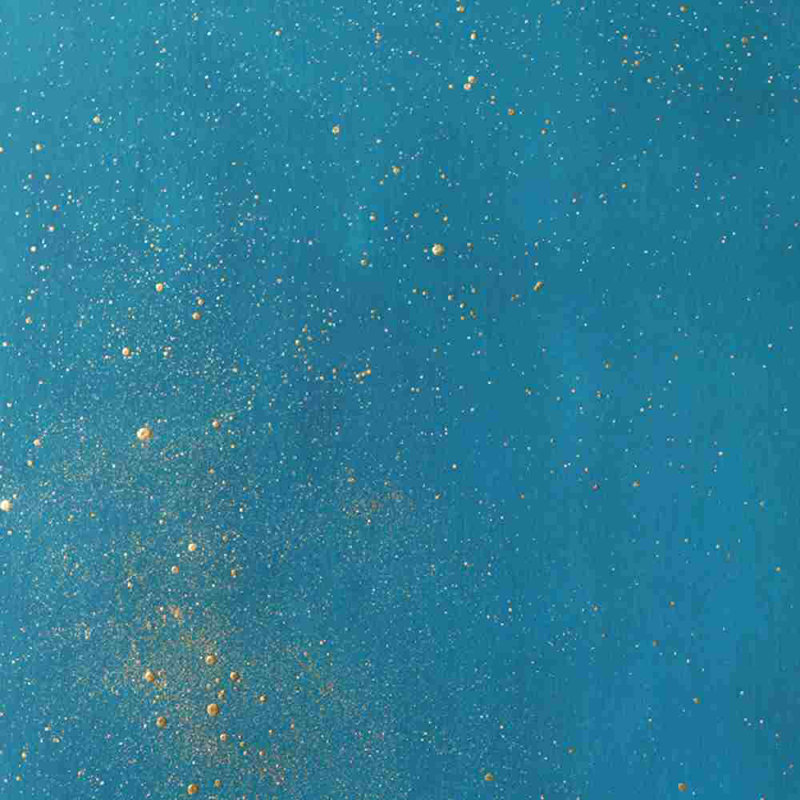 Cosmos Wallpaper, 26" W x 144" L, Blush Pink/Gold/White