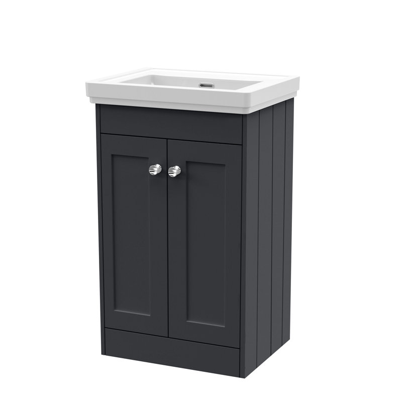 Ashwick 531 mm Bathroom Vanity, Soft Black