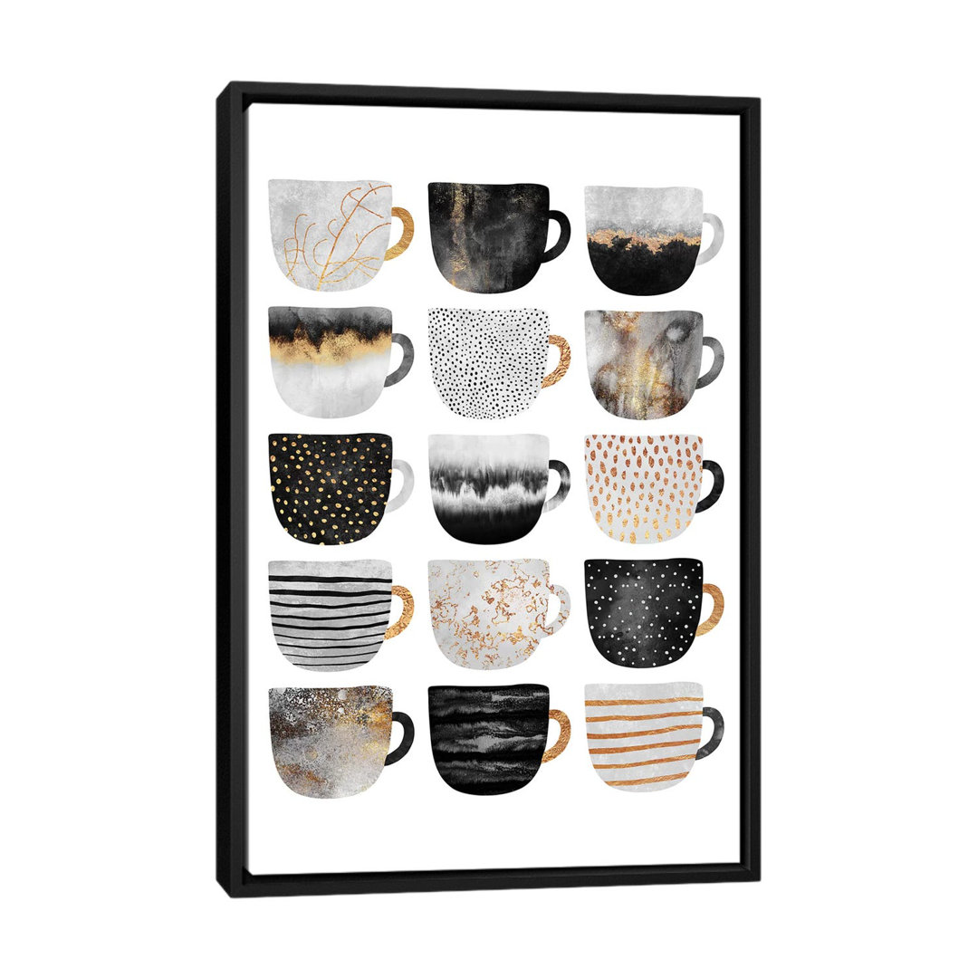 " Pretty Coffee Cups III " by Elisabeth Fredriksson East Urban Home Mat 