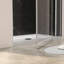 Porte de douche pivotante universelle à gauche et à droite