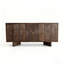 Bois rustique - Buffet sculpté, conception d'anneau d'arbre-1970721698