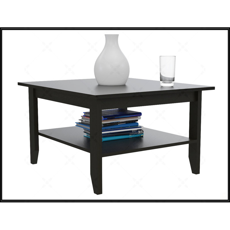 Table basse rectangulaire, Noir