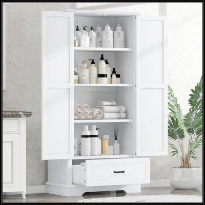 Tall Bathroom Storage Cabinet