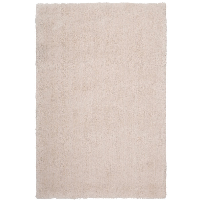 Mia Solid Colour Hand Woven Shag Area Rug, Rectangular 200 x 290cm