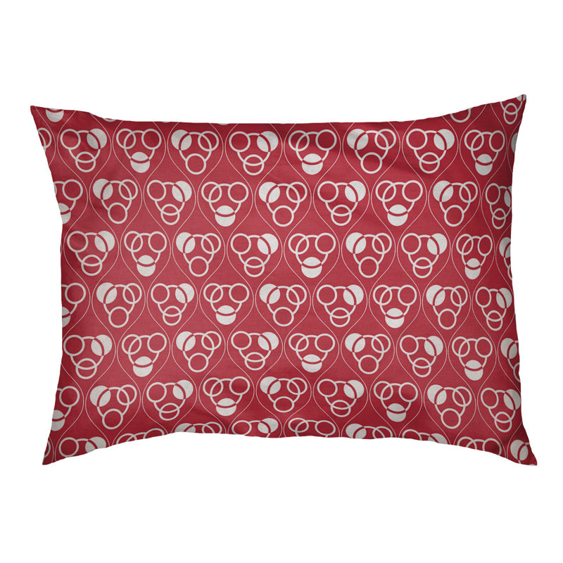 Coussin pour chien Chen, Moyen (l 40 po x P 6,5 po x H 30 po), Crimson