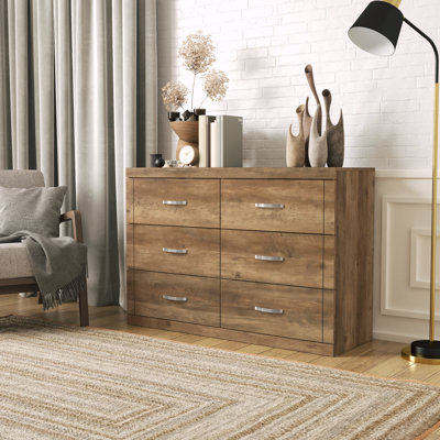 Avigail 6 Drawer 46.45'' W Double Dresser