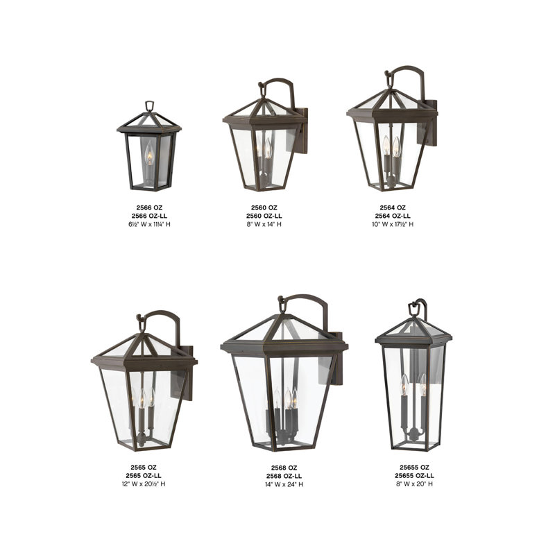Alford Place Outdoor Wall Lantern, Oil Rubbed Bronze