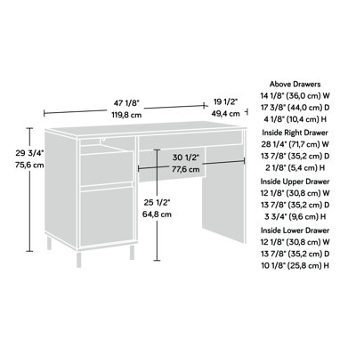 Mercury Row® Breaux Desk & Reviews | Wayfair