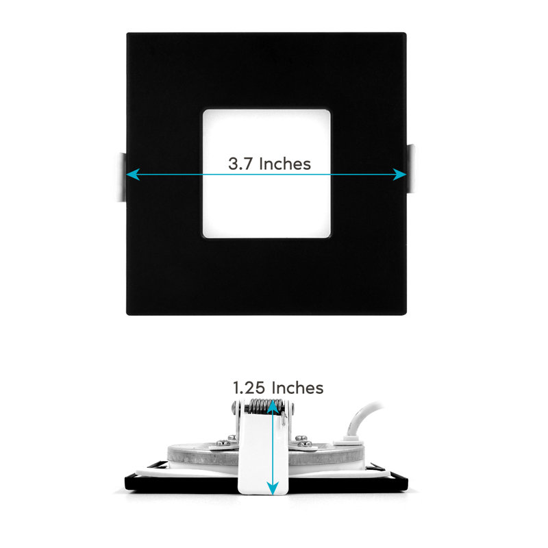 Ensemble d'éclairage encastré 3 "Ultra Slim