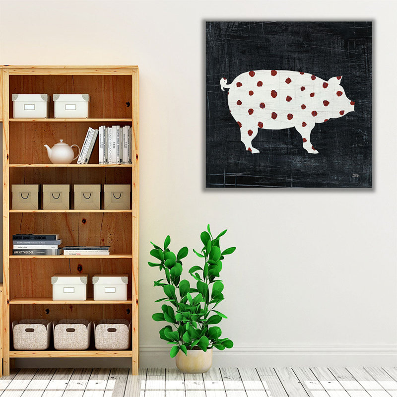 Modern Americana Farm I - reproduction d'art sur toile, H 30 po x l 30 po