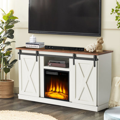 Aronda TV Stand Fireplace for TVs up to 65" Fireplace
