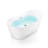 59'' x 29'' Freestanding Soaking Acrylic Bathtub-43126995-110351998