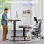 Electric Standing Desk Wide Desktop Height Adjustable Standing Desk With Drawer&Hooks-957530377-957530378-957524212