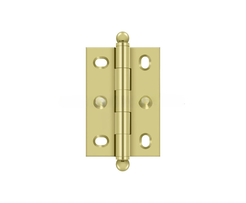 2.5'' x 1.75'' Butt Bearing Hinge, Polished Brass