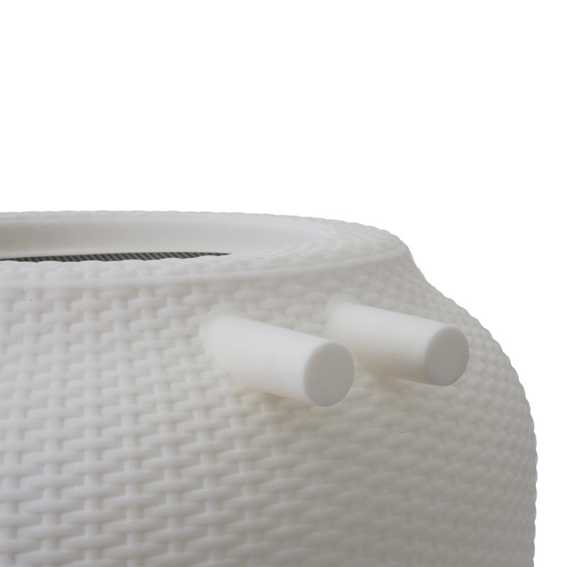Baril de pluie en osier, 50 gallons, Sable blanc