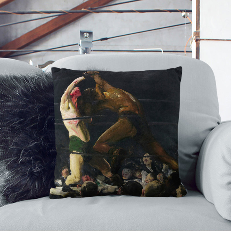 Both Members of This Club Scatter Cushion, 40cm H x 40cm W x 15cm D, Black