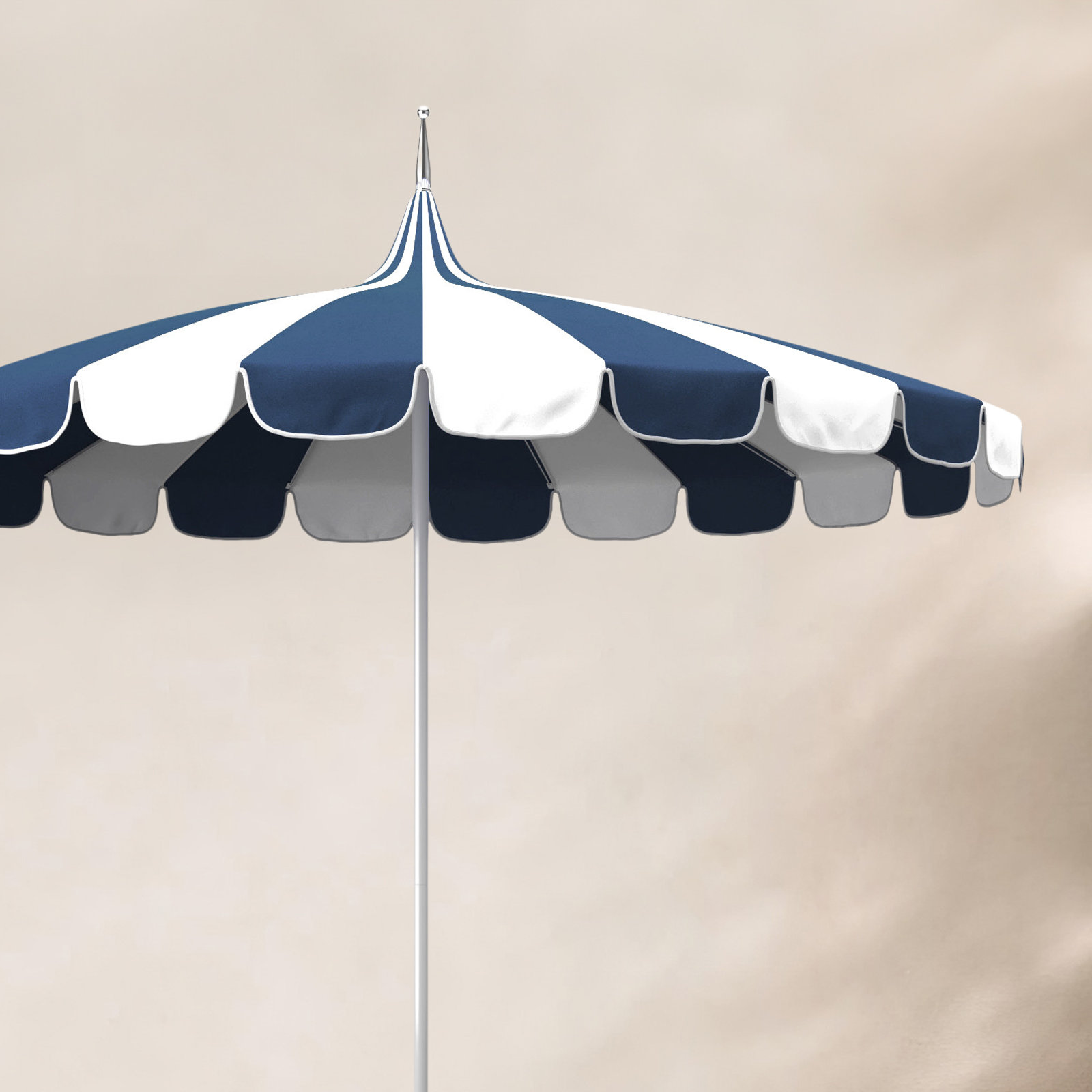 8.5' Sunbrella® Umbrella, Canvas Navy Sunbrella® Canvas