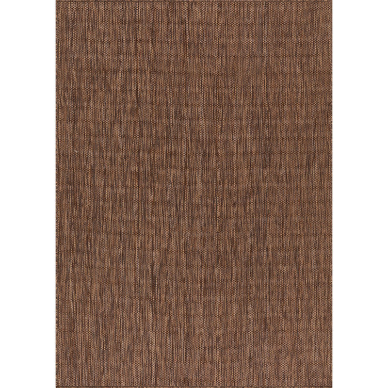 Tapis brun intérieur / extérieur, Rectangle 10 pi x 14 pi