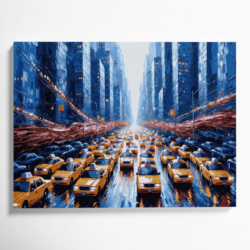 Art sur toile gris