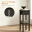 Console gain d'espace avec tiroir et tablette