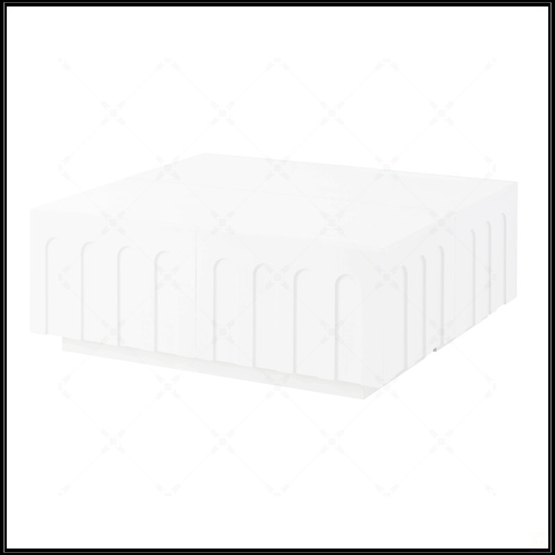 Table basse, Blanc
