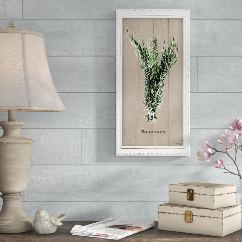 «Rosemary», impression sur toile tendue en brun, H 36 po x l 18 po x P 1,5 po