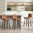 Swivel Upholstered Bar Stool-354951121-354951134