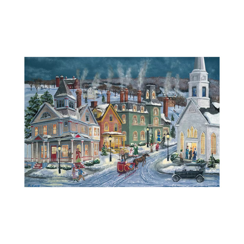Winter's Eve by Bob Fair - Wrapped Canvas Gallery-Wrapped Canvas Giclée, 66.04 cm H x 45.72 cm W x 1.91 cm D