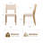 21" H Solid Wood Dining Chair-1842618858