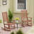 Schereville Patio Solid Wood Rocking Chair-1907662778