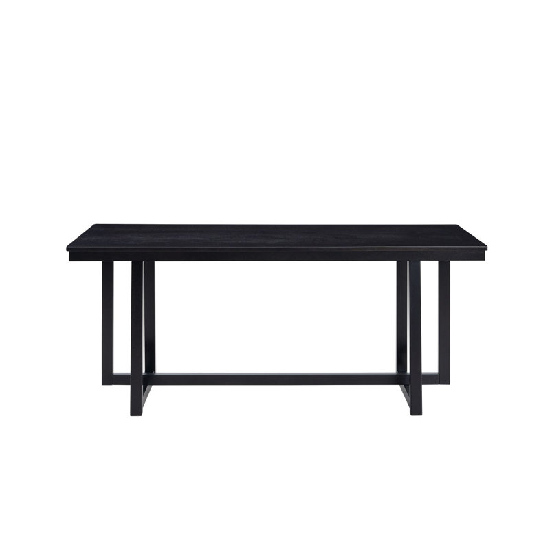 Black Finish Dining Table