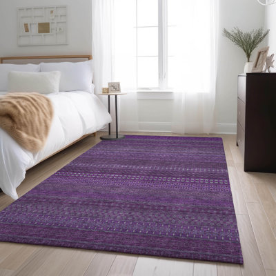 Premium Machine Washable Cerrito AMF527 Eggplant