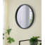 Miroir mural 20 "x 20" avec cadre en bois et finition noire