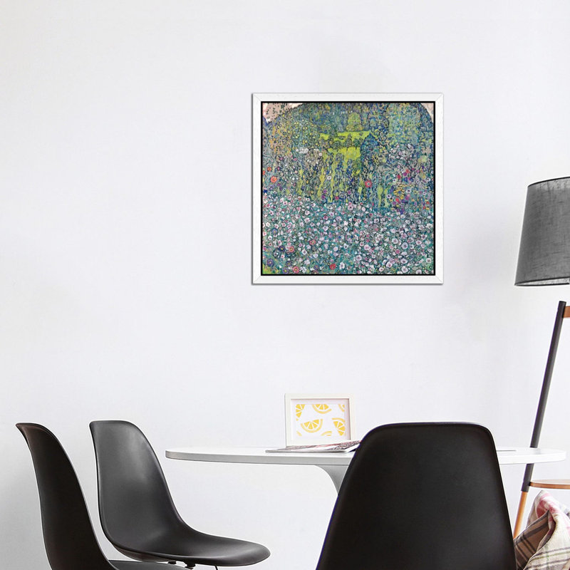 Gustav Klimt Garden Landscape On The Hill by Gustav Klimt - Print on Canvas, 45.72 cm H x 45.72 cm W x 1.91 cm D