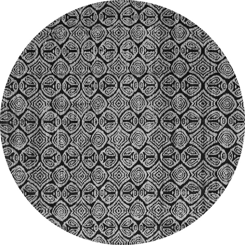 Tapis gris Ashbik, Rond 7 pi