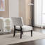 Chaise d'appoint mobile capitonnée avec sièges surdimensionnés pour un confort et un style ultimes
