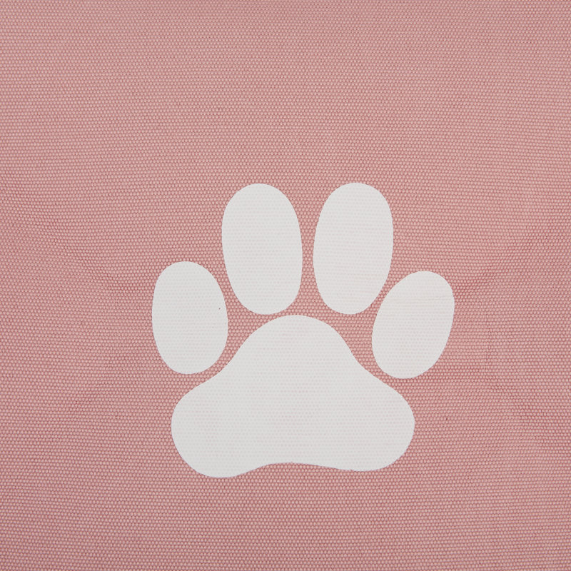 Bac pour animaux Paw, Rose, H 12 po x l 16 po x P 10 po