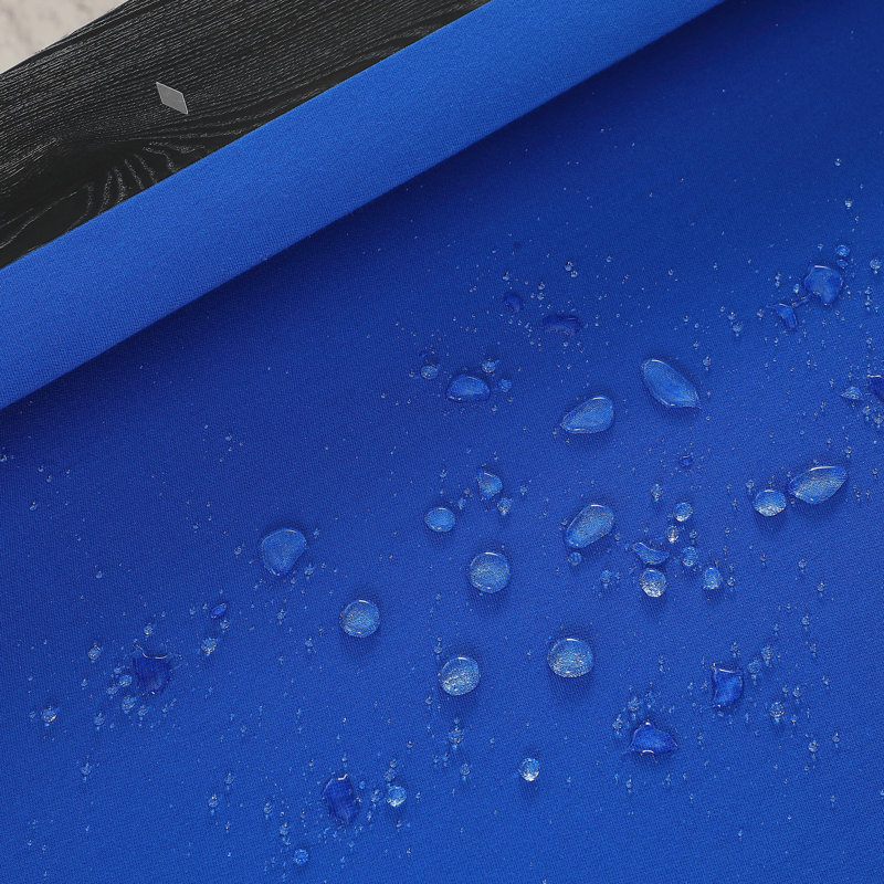 Table de billard Ashmont, 8 pi, Bleu royal, Noir rétro