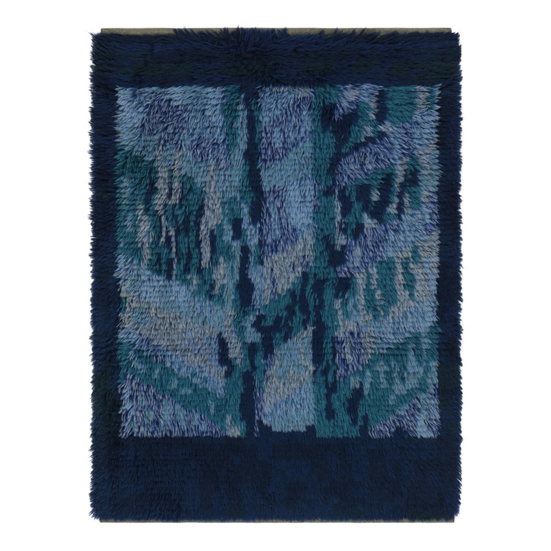 Vintage One-of-a-Kind 3'2x4'5 Hand Knotted Area Rug