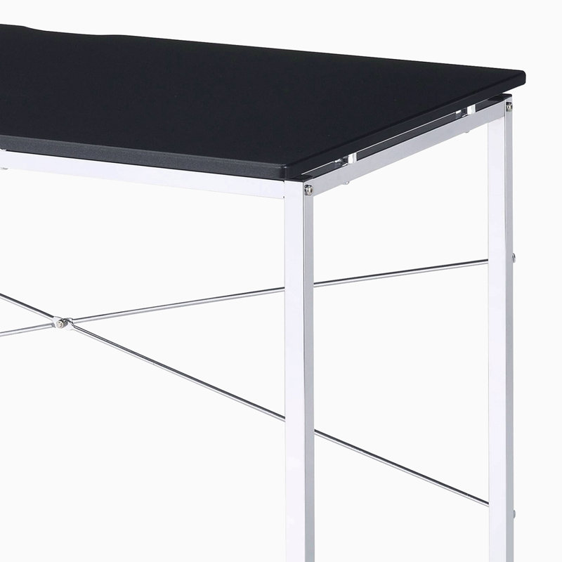 Bureau d'écriture avec base traîneau, Noir, noir, noir, noir
