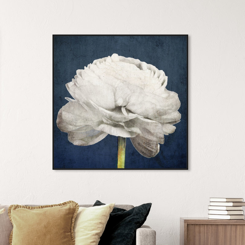 Barroso Riverly Bombshell Bloom II - reproduction d'art, H 30 po x l 30 po, Impression encadrée, Noir